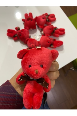 Peluş Ayıcıklı Anahtarlık 6 Adet 99224091