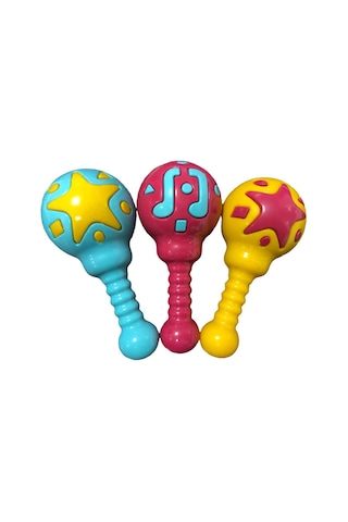 Kiki Oyuncak Marakas Çıngırak Eğitici ve Öğretici Turkuaz