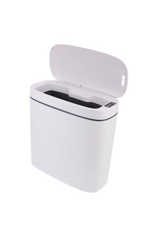 Qfdr Akıllı Çöp Tenekesi Sensörlü Çöp Tenekesi Sensörlü Çöp Beyaz