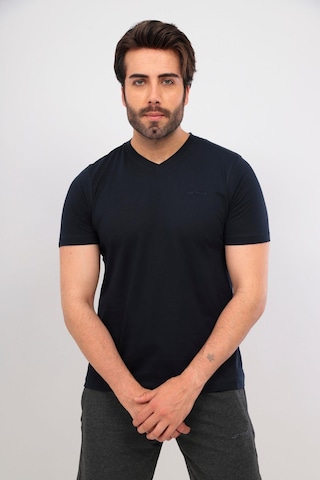 Fore Sport Erkek V Yaka T-shirt Lacivert
