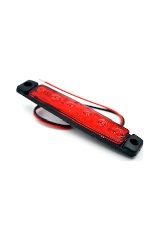 Sanel Led Etek Lambası Parmak Tip Kırmızı - 12v-1515