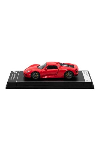 Hyper Car Porsche 918 Spyder - Guards Red - League Collection 1/64 Model Araba