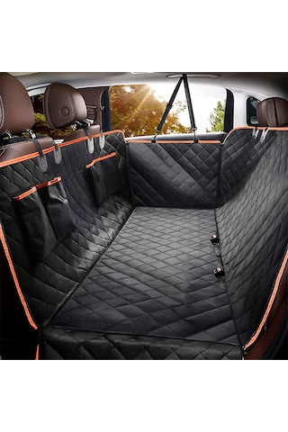 Evcil Hayvan İçin Oto Koltuk Koruma Mat Köpek Halısı Turuncu