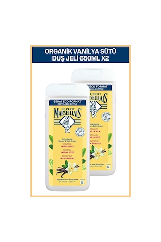 Le Petit Marseillais Vanilya Sütü Banyo ve Duş Jeli 2 x 650 ML