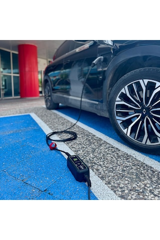 Bemis Mini Mobil Taşınabilir Elektrikli Araç Şarj Cihazı 2,3 Kw / 3,7 Kw 10 Metre Çanta 1