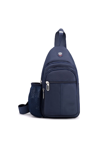 Erkekler Ve Kadınlar İçin Omuz Çantası, Su Şişesi Tutuculu Mini Çapraz Göğüs Sırt Çantası