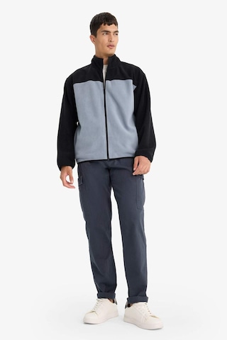 Defacto Relax Fit Yarım Balıkçı Yaka Fermuarlı Polar Hırka F0449ax25aubk81 Siyah-bk81