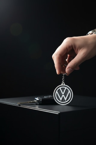 Volkswagen Logo Anahtarlık 3d Baskı Vw Uyumlu Şık Araç Anahtarlığı