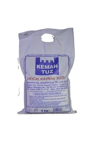 Kemah Tuz Doğal Kaynak Tuzu 5 KG