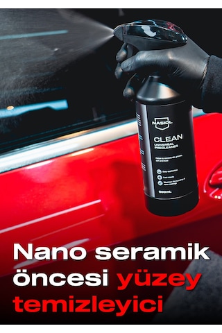 Nasiol Clean Seramik Kaplama Öncesi Yüzey Temizleyici Genel Temizleme 500ML Araç Ev Temizlik Spreyi