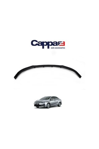 Cappafe Toyota Corolla Uyumlu Ön Tampon Lip Eki Karlık Akrilik Abs Pi N11.8708