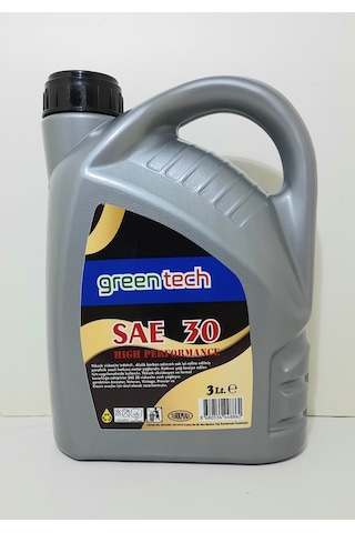 Green Tech SAE-30 Motor Yağı 3 L Green Tech SAE-30 Motor Yağı 3 L