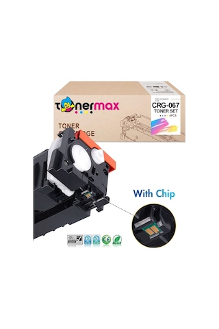 Tonermax Canon Crg-067 Uyumlu Toner Takım / Lbp-631cw - Lbp-633cdw - Mf-651cw - Mf-655cdw - Mf-655cx - Mf-657cdw