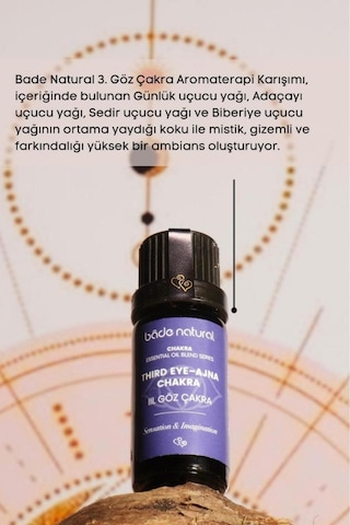 Bade Natural 3. Göz Çakra Aromaterapi Karışımı 10 ML
