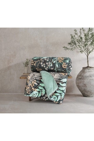 Cotton Box Velvet -clorasa Mint- Çift Kişilik Yorgan 195x215