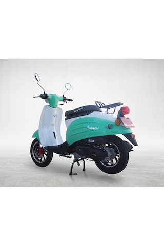 MOTOLUX VİNTAGE 50cc SCOOTER MOTOSİKLET - YEŞİL