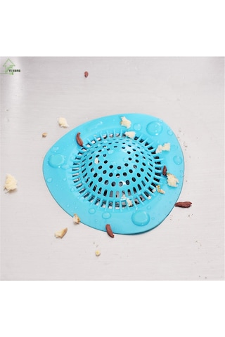 Plastik Silikon Lavabo Tıkama Önleyici Süzgeç Asorti