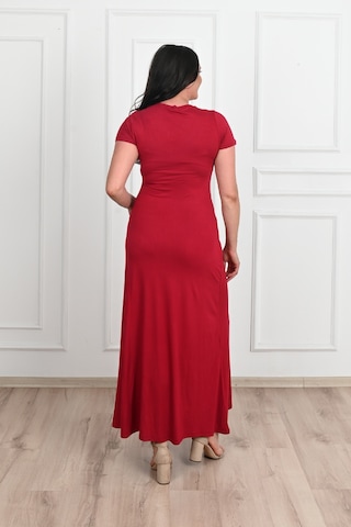 Koza Butik Kadın Yırtmaç Detaylı Elbise 5174-23 001