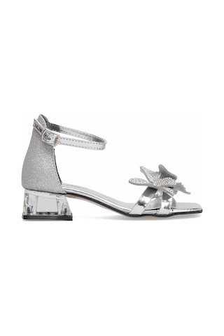 Elit Br-f-150-25y Filet Kız Çocuk Abiye Ayakkabı Gümüş Gümüş