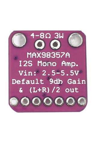 MAX98357A I2S 3W Class-D Dijital Amplifikatör Modülü Lehimli Mono Amfi Arduino ESP32