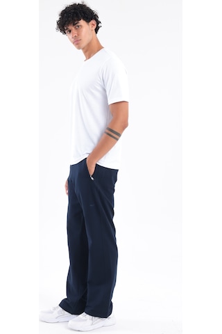 Rowinger 2 İplik Buggy Fit Nakışlı Logo Detaylı Cepli Erkek Eşofman Altı Navyblue