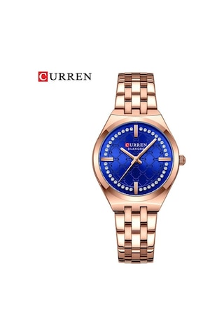 Yingfu Curren 9096 Kadın Saati - Paslanmaz Çelik Kordonlu, Suya Dayanıklı Moda Kol Saati Altın Altın