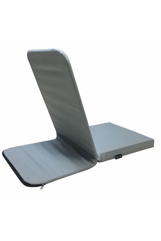 Meditasyon Sandalyesi - Sırt Destekli Yer Minderi - Backjack - Yoga Sandalyesi - Yoga Minderi Gri