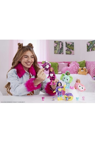 Barbie Cutie Reveal Bebekler Chelsea Tropikal Orman Serisi HKR16