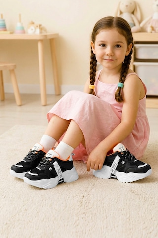 Dark Seer Kids Ds K 2051 Sneaker 2025 Kız Çocuk Beyaz-siyah