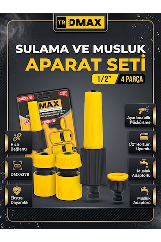Dmax Sulama Ve Musluk Aparatı Seti 4 Parça