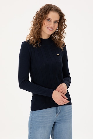 U.S. Polo Assn. Kadın Lacivert Balıkçı Yaka Kazak 50292977-VR033