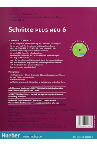 Schritte Plus Neu - Sechsbandige Ausgabe: Kurs- Und Arbeitsbuch B1.2 + Cd Zum
