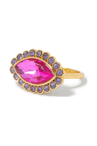 Marquise Cocktail Ring Kadın Yüzük 2.5x2x1 Cm Çok Renkli