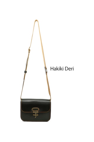 Gönderi(R) Kadıın Haki Antik Vaketa Hakiki Deri Omuz Ve Postacı Çantası Ddzw765k0649 Haki