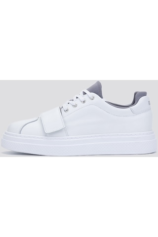 Valmenti Aegiserkek Beyaz/gri Hakiki Deri Sneakers & Spor Ayakkabı 352 20251 Erk Ayk Y24 Beyaz - Gri