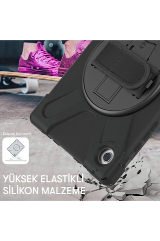 Gld-spt- Newface Apple Uyumlu iPad Pro 12.9 2020 Kılıf Amazing Tablet Kapak - Siyah