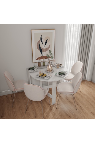 Pratik Katlanır-açılır Kapanır Yuvarlak Mutfak Yemek Ma