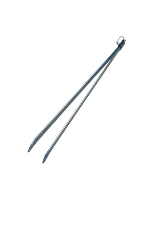 Mobilreyon Mangal, Barbekü Köz Maşası Galvanizli Silme Demir 50cm