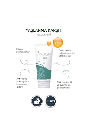 C'enta Beauty Olgun Ciltler İçin Gece Kremi 50 ML