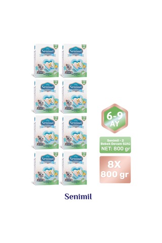 Senımıl 2 Bebek Sütü 800 G 8 Adet