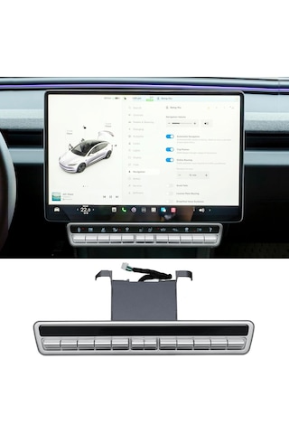 Tesla Model Y Juniper İçin Uyumlu Ekran Altı Fonksiyonlu Tuş Takımı