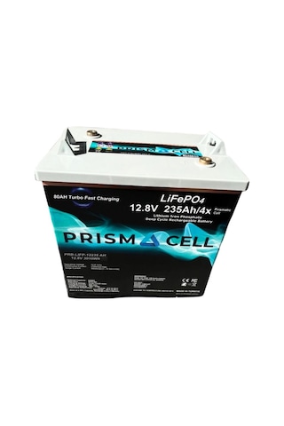 Prismacell Lıfepo4 Akü 235ah 12.8 Volt Turbo Fast Chargıng Karavan, Marin, Solar Yaşam Aküsü
