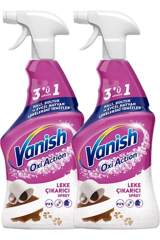Vanish Oxi Action Çok Amaçlı Halı Koltuk ve Evcil Hayvan Leke Çıkarıcı Sprey 2 x 500 ML