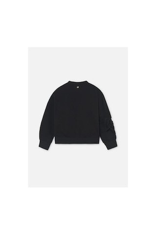 Mayoral Kız Çocuk Fiyoklu Sweatshirt Siyah 7429