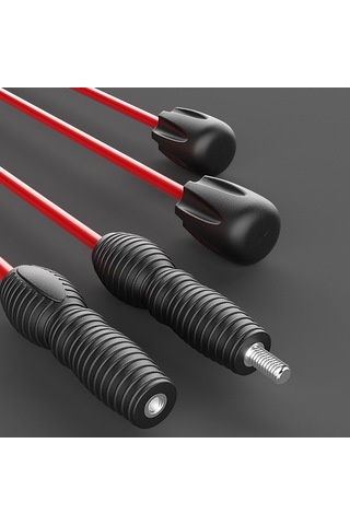 Padalink Kırmızı Detachable Fitness Titreşim Çubuğu - Derin Kas Canlandıran, Sağlam Tutuş, Kolay Saklama