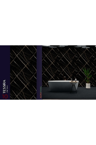 Mermer Görünümlü Pvc Duvar Paneli 120 X 244 Cm Tessıra