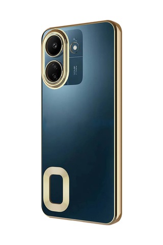 Poco C65 Kılıf Kamera Korumalı Logo Gösteren Omega Kapak-lila Lila Lila