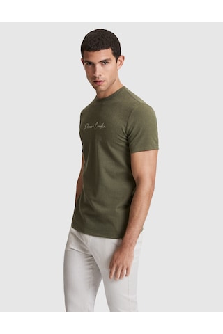 Pierre Cardin Erkek Haki Tişört 50327858-vr027