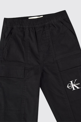 Calvin Klein Erkek Çocuk Siyah Kargo Pantolon 2611bk04019