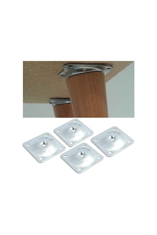 Kanepe Sehpa Masa Ahşap Ayak Bağlantı Aparatı 15 Derece Açılı